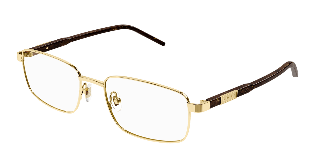 Translation missing: es.seo.product.type.gafas-graduadas gucci gg1801o 007 dorado square masculino talla 56mm - Translation missing: es.seo.product.alt.imagen-principal