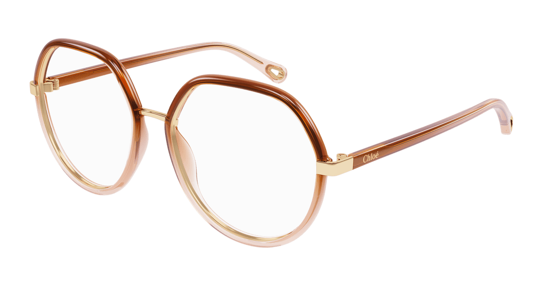 Translation missing: es.seo.product.type.gafas-graduadas chloé ch0131o 008 marron pilot femenino talla 51mm - Translation missing: es.seo.product.alt.imagen-principal