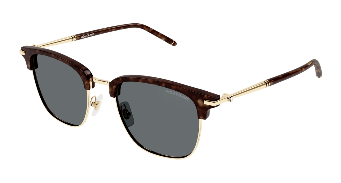 Translation missing: es.seo.product.type.gafas-de-sol montblanc mb0242s 009 havana square masculino talla 55mm - Translation missing: es.seo.product.alt.imagen-principal