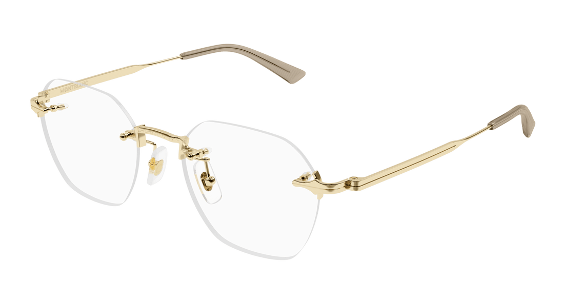 Translation missing: es.seo.product.type.gafas-graduadas montblanc mb0403o 001 dorado round masculino talla 50mm - Translation missing: es.seo.product.alt.imagen-principal