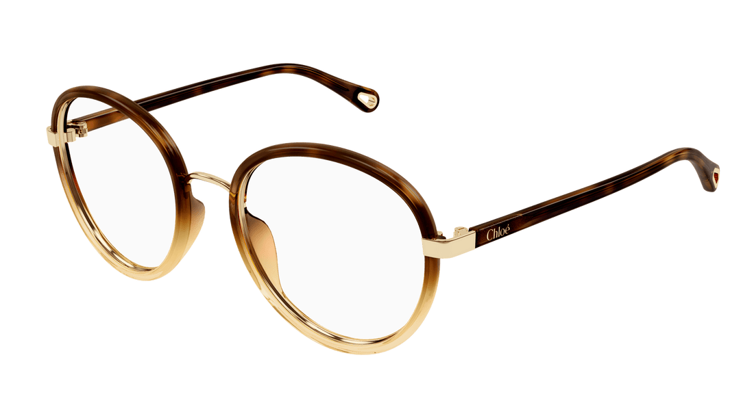 Translation missing: es.seo.product.type.gafas-graduadas chloé ch0308o 002 havana round femenino talla 53mm - Translation missing: es.seo.product.alt.imagen-principal