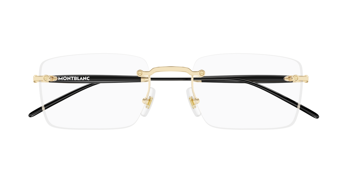 Translation missing: es.seo.product.type.gafas-graduadas montblanc mb0411o 001 dorado square masculino talla 55mm - Translation missing: es.seo.product.alt.imagen-secundaria