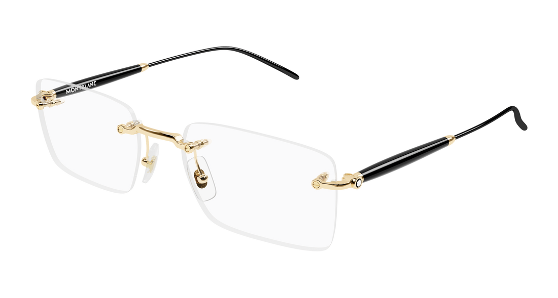 Translation missing: es.seo.product.type.gafas-graduadas montblanc mb0411o 001 dorado square masculino talla 55mm - Translation missing: es.seo.product.alt.imagen-principal