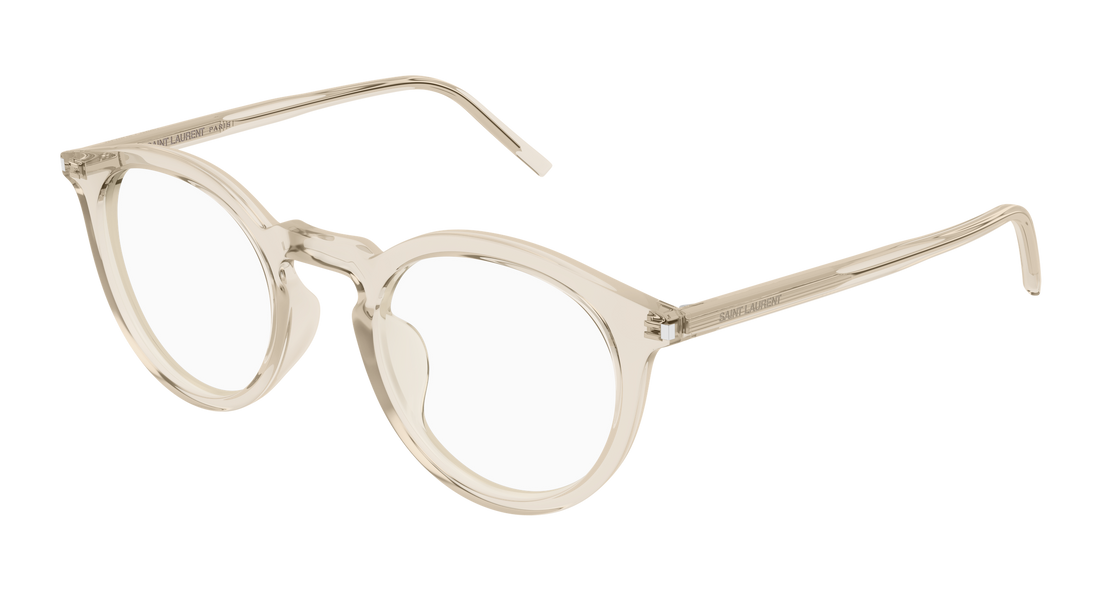 Translation missing: es.seo.product.type.gafas-graduadas saint laurent sl 347/f 004 beige round unisex talla 48mm - Translation missing: es.seo.product.alt.imagen-principal