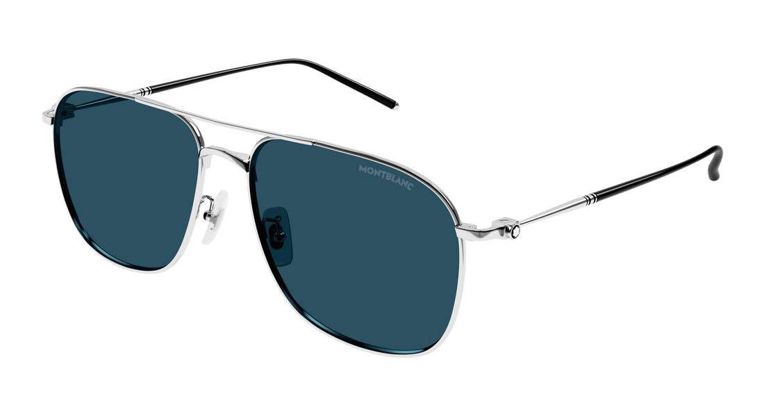 Translation missing: es.seo.product.type.gafas-de-sol montblanc mb0417sa 004 plateado pilot masculino talla 60mm - Translation missing: es.seo.product.alt.imagen-principal