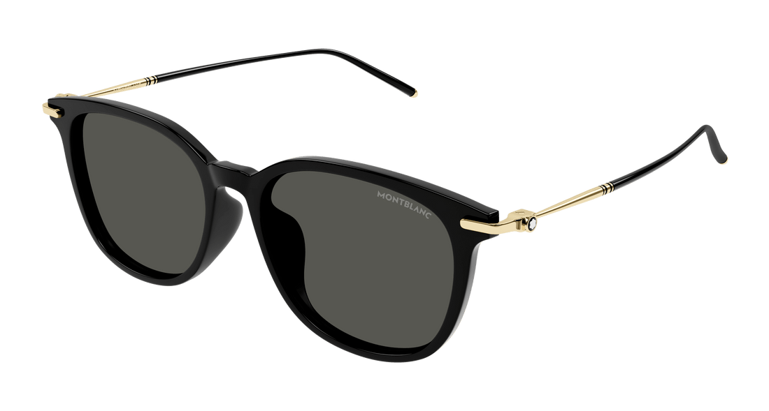 Translation missing: es.seo.product.type.gafas-de-sol montblanc mb0416sa 002 negro square masculino talla 55mm - Translation missing: es.seo.product.alt.imagen-principal