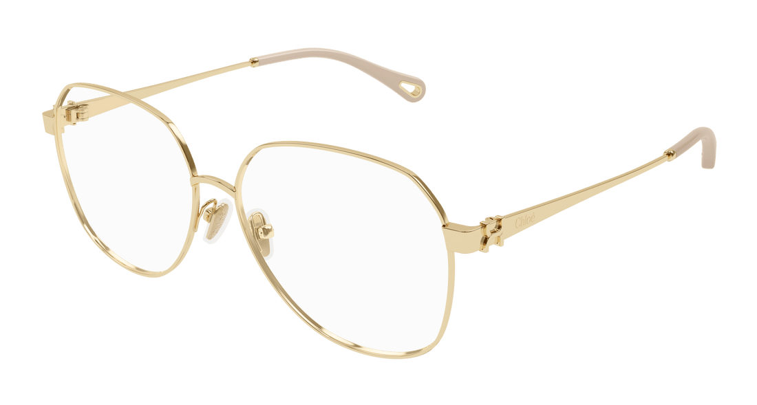 Translation missing: es.seo.product.type.gafas-graduadas chloé ch0307o 001 dorado round femenino talla 58mm - Translation missing: es.seo.product.alt.imagen-principal