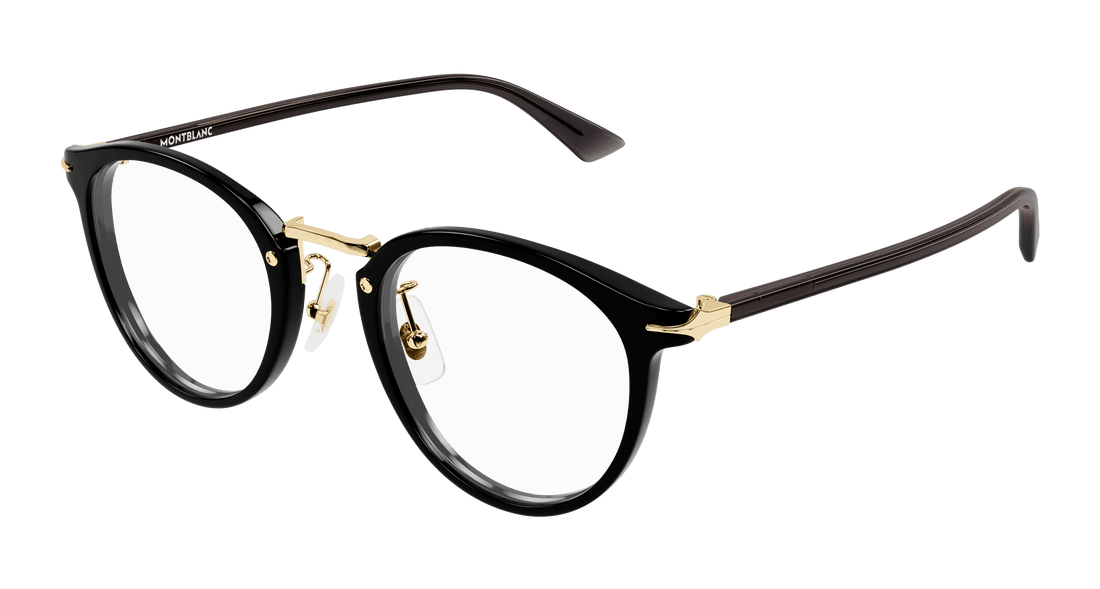 Translation missing: es.seo.product.type.gafas-graduadas montblanc mb0406o 001 negro round masculino talla 48mm - Translation missing: es.seo.product.alt.imagen-principal