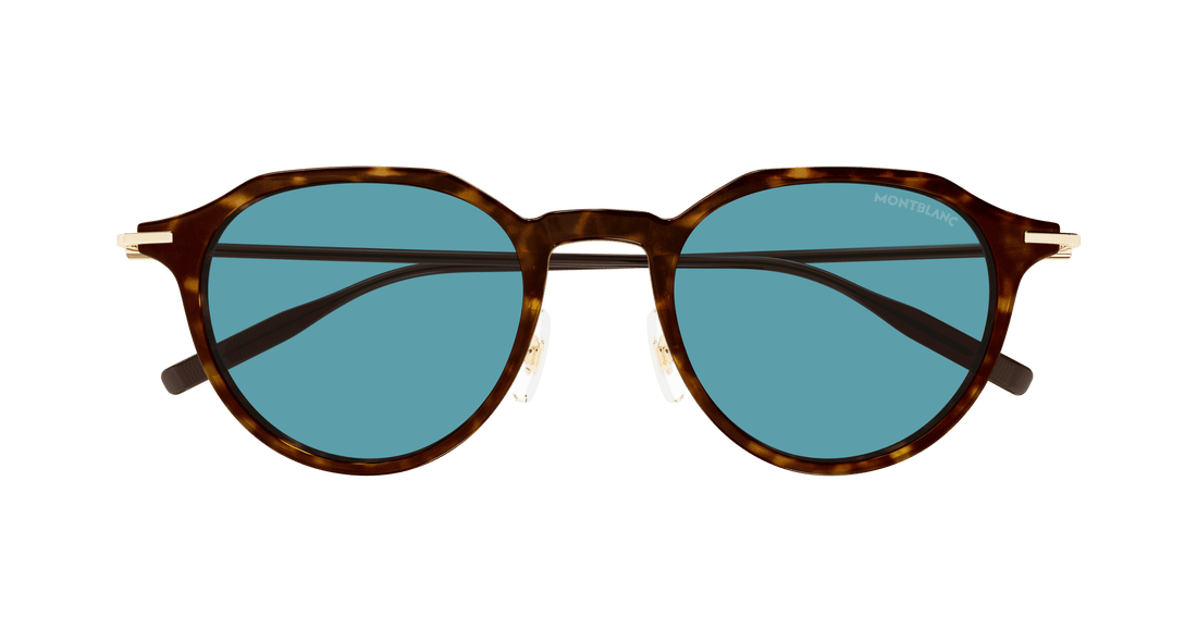 Translation missing: es.seo.product.type.gafas-de-sol montblanc mb0355s 006 havana round masculino talla 49mm - Translation missing: es.seo.product.alt.imagen-secundaria