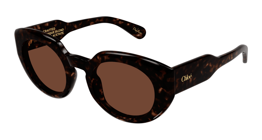 Translation missing: es.seo.product.type.gafas-de-sol chloé ch0311s 002 havana round femenino talla 51mm - Translation missing: es.seo.product.alt.imagen-principal