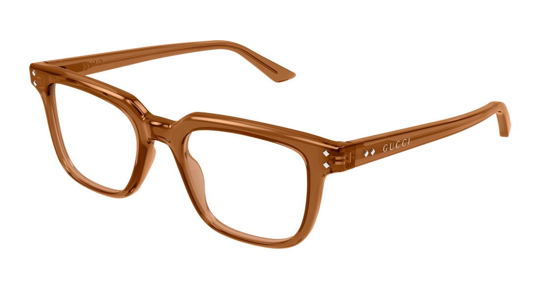Translation missing: es.seo.product.type.gafas-graduadas gucci gg1895o 004 marron square masculino talla 49mm - Translation missing: es.seo.product.alt.imagen-principal