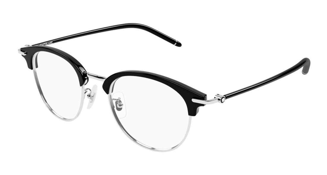 Translation missing: es.seo.product.type.gafas-graduadas montblanc mb0408o 001 plateado square masculino talla 49mm - Translation missing: es.seo.product.alt.imagen-principal