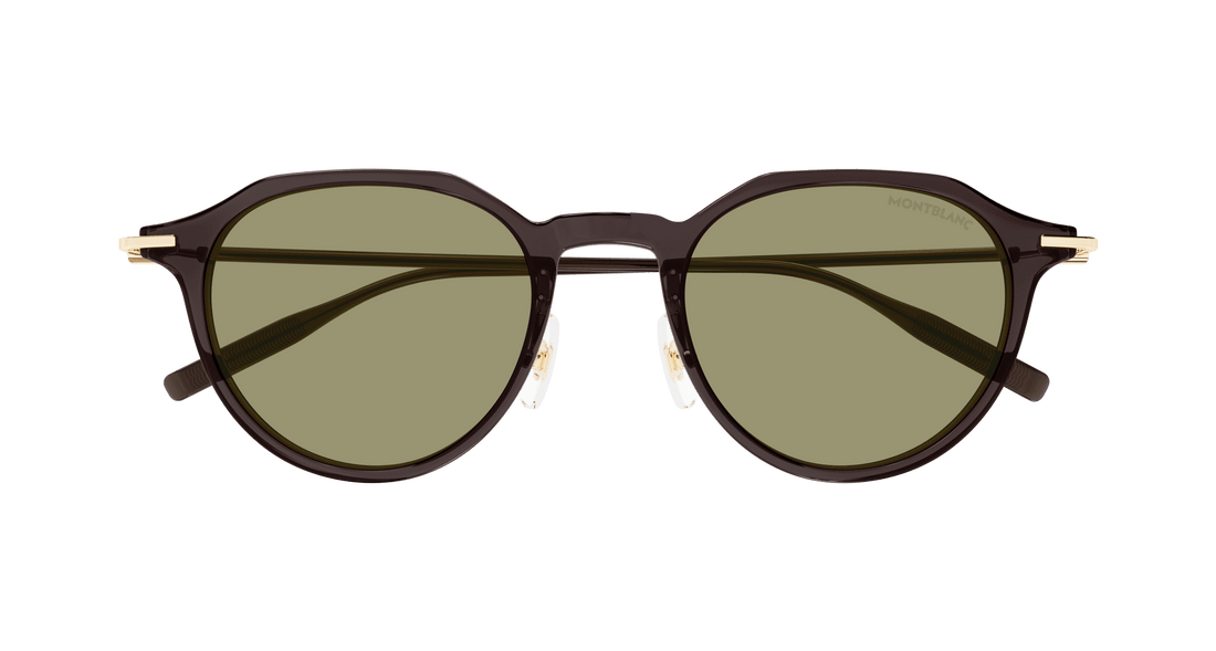 Translation missing: es.seo.product.type.gafas-de-sol montblanc mb0355s 007 marron round masculino talla 49mm - Translation missing: es.seo.product.alt.imagen-secundaria