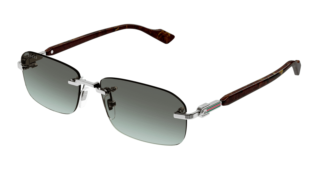 Translation missing: es.seo.product.type.gafas-de-sol gucci gg1221s 008 plateado square masculino talla 56mm - Translation missing: es.seo.product.alt.imagen-principal