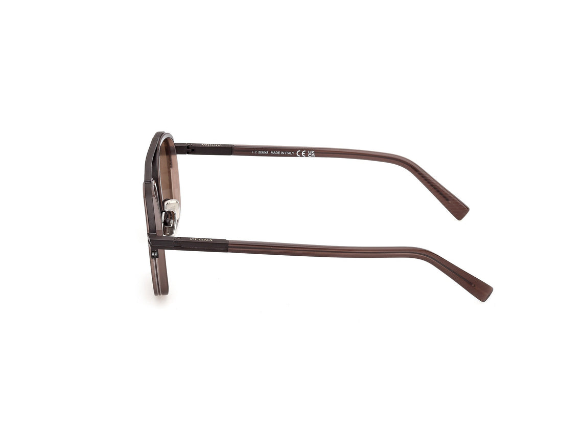 Translation missing: es.seo.product.type.gafas-de-sol ermenegildo zegna ez0231 48e marron geometric masculino talla 51mm - Translation missing: es.seo.product.alt.imagen-secundaria