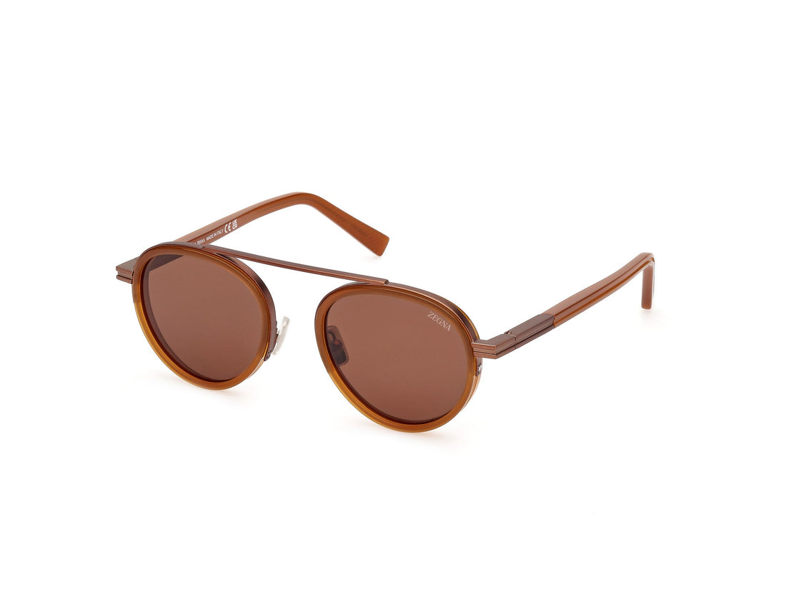 Translation missing: es.seo.product.type.gafas-de-sol ermenegildo zegna ez0242 45e marron masculino talla 51mm - Translation missing: es.seo.product.alt.imagen-principal