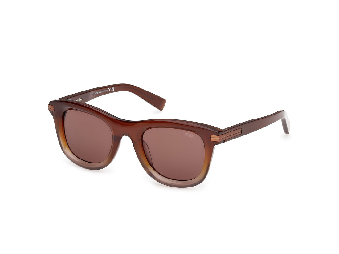Translation missing: es.seo.product.type.gafas-de-sol ermenegildo zegna ez0269 50e marron geometric masculino talla 50mm - Translation missing: es.seo.product.alt.imagen-principal