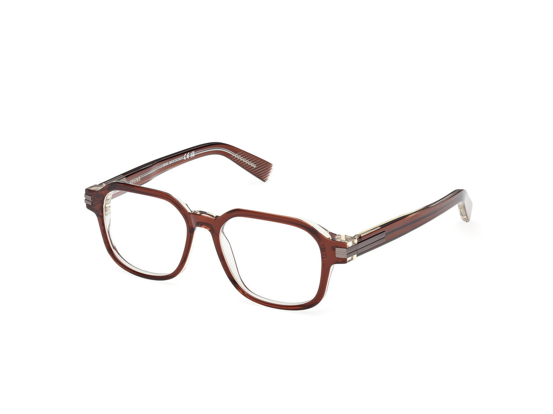 Translation missing: es.seo.product.type.gafas-graduadas ermenegildo zegna ez5305 047 marron geometric masculino talla 53mm - Translation missing: es.seo.product.alt.imagen-principal