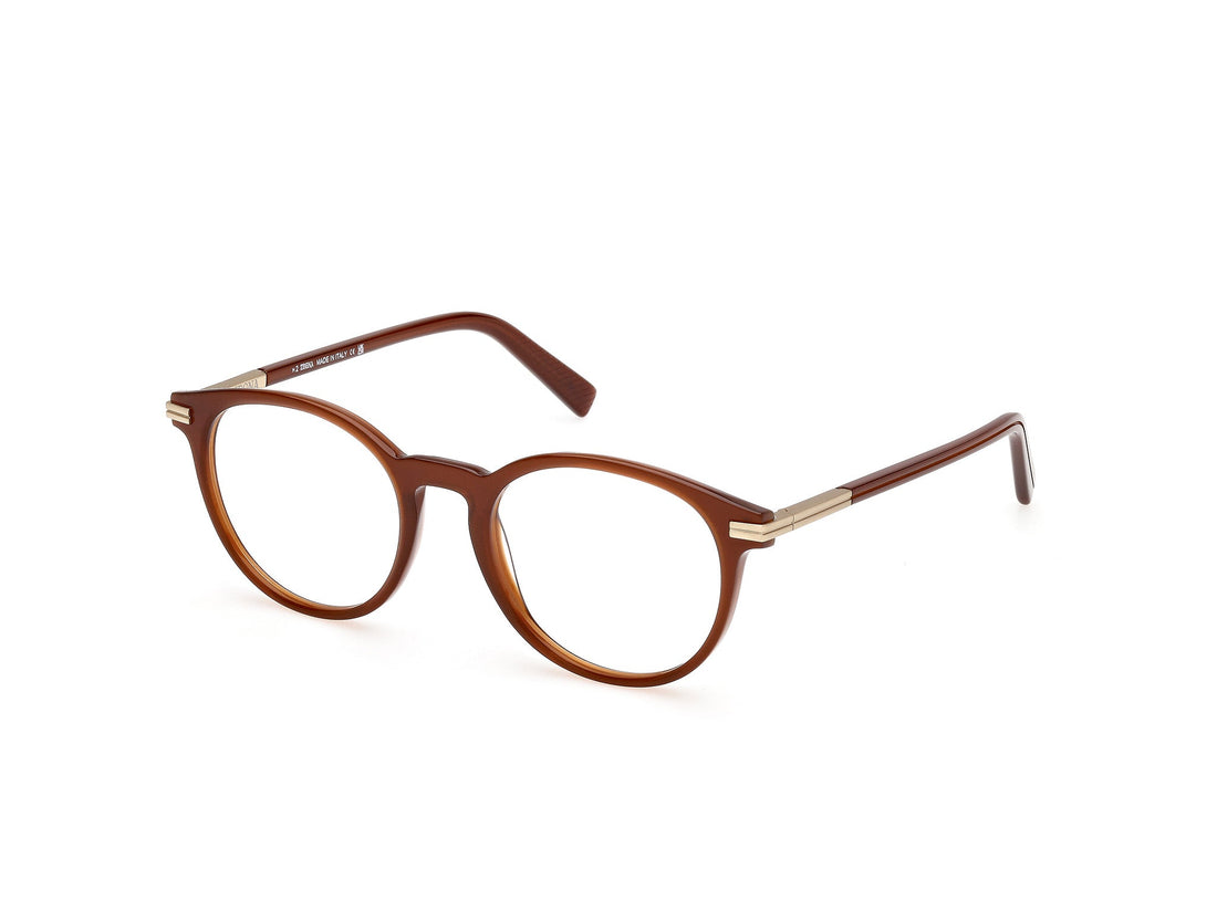 Translation missing: es.seo.product.type.gafas-graduadas ermenegildo zegna ez5310 048 marron round masculino talla 50mm - Translation missing: es.seo.product.alt.imagen-principal
