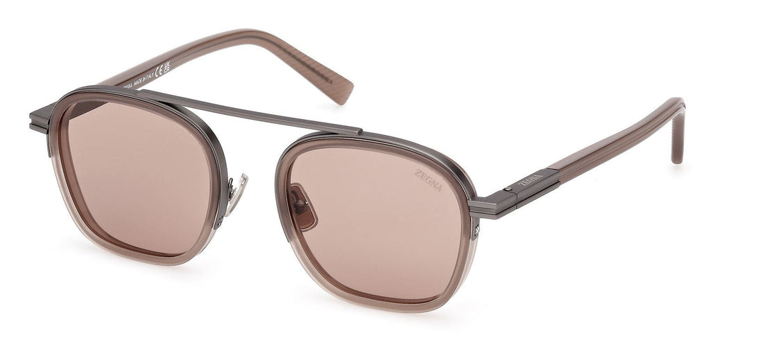 Translation missing: es.seo.product.type.gafas-de-sol ermenegildo zegna ez0231 45e marron geometric masculino talla 51mm - Translation missing: es.seo.product.alt.imagen-principal