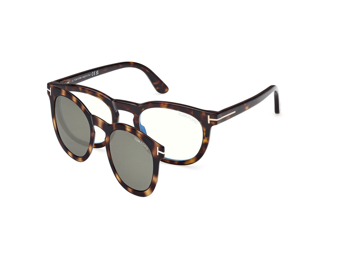 Translation missing: es.seo.product.type.gafas-graduadas tom ford ft5993-b 052 havana round masculino talla 50mm - Translation missing: es.seo.product.alt.imagen-principal