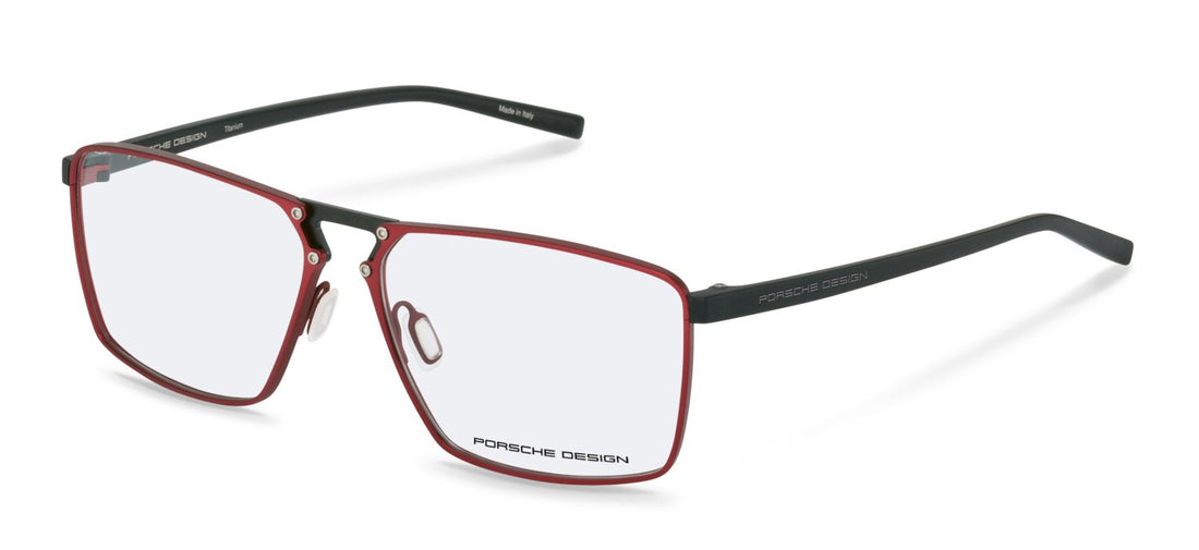 Translation missing: es.seo.product.type.gafas-graduadas porsche design porsche p8764 c000 rojo rectangle masculino talla 58mm - Translation missing: es.seo.product.alt.imagen-principal