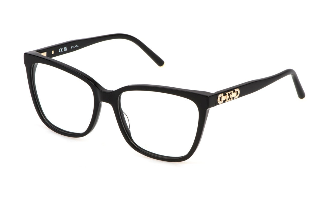 Translation missing: es.seo.product.type.gafas-graduadas escada vese79s 0700 negro square femenino talla 55mm - Translation missing: es.seo.product.alt.imagen-principal