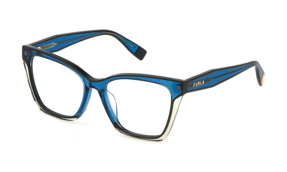 Translation missing: es.seo.product.type.gafas-graduadas furla vfu828v 06n1 azul square femenino talla 53mm - Translation missing: es.seo.product.alt.imagen-principal