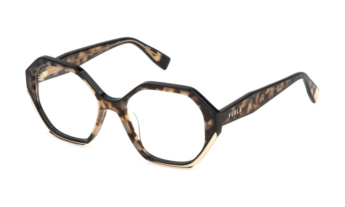 Translation missing: es.seo.product.type.gafas-graduadas furla vfu829v 07ux marron geometric femenino talla 53mm - Translation missing: es.seo.product.alt.imagen-principal