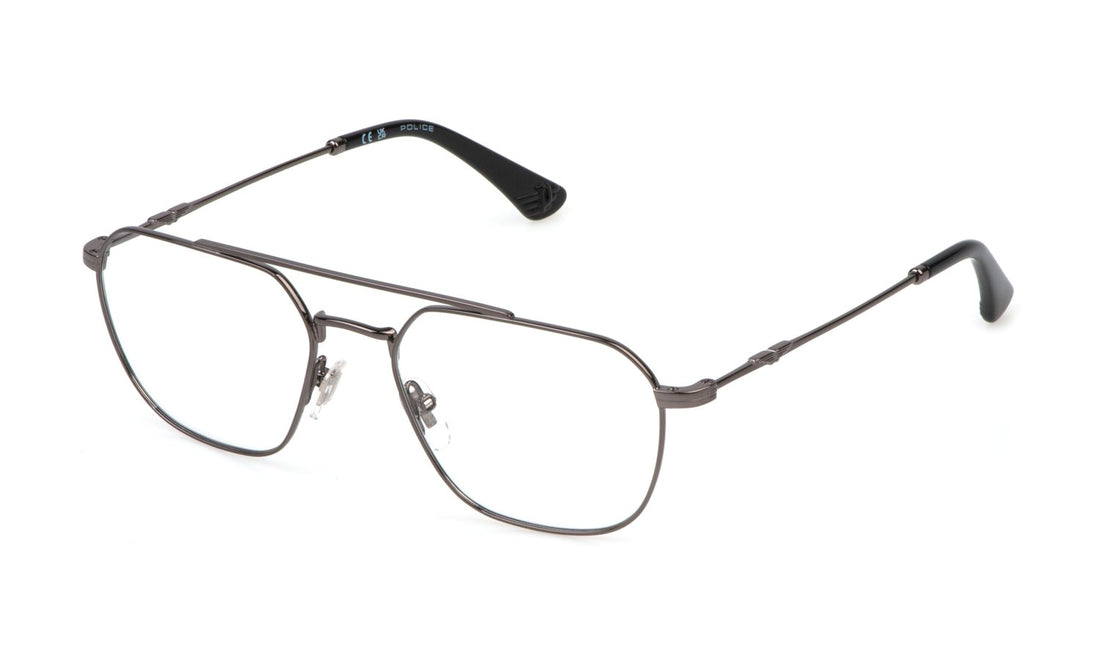 Translation missing: es.seo.product.type.gafas-graduadas police vplp08 0568 plateado square masculino talla 54mm - Translation missing: es.seo.product.alt.imagen-principal
