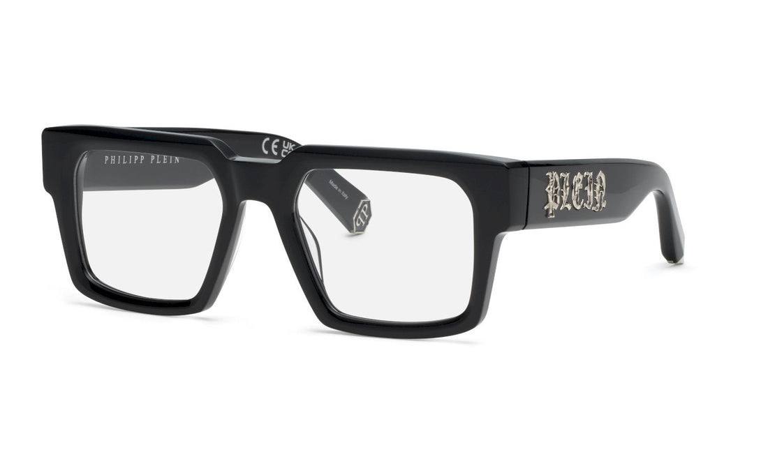 Translation missing: es.seo.product.type.gafas-graduadas philipp plein vpp156m 0700 negro square masculino talla 53mm - Translation missing: es.seo.product.alt.imagen-principal