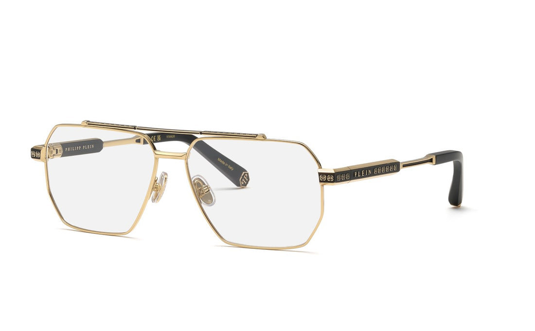 Translation missing: es.seo.product.type.gafas-graduadas philipp plein vpp157m 0302 dorado geometric masculino talla 58mm - Translation missing: es.seo.product.alt.imagen-principal