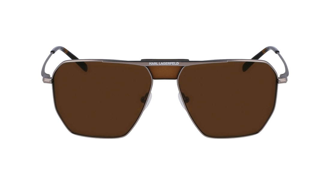 Translation missing: es.seo.product.type.gafas-de-sol karl lagerfeld kl350s 042 plateado pilot masculino talla 58mm - Translation missing: es.seo.product.alt.imagen-principal