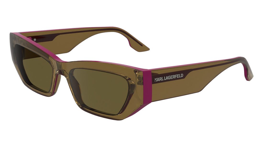 Translation missing: es.seo.product.type.gafas-de-sol karl lagerfeld kl6160s 210 marron rectangular unisex talla 54mm - Translation missing: es.seo.product.alt.imagen-secundaria