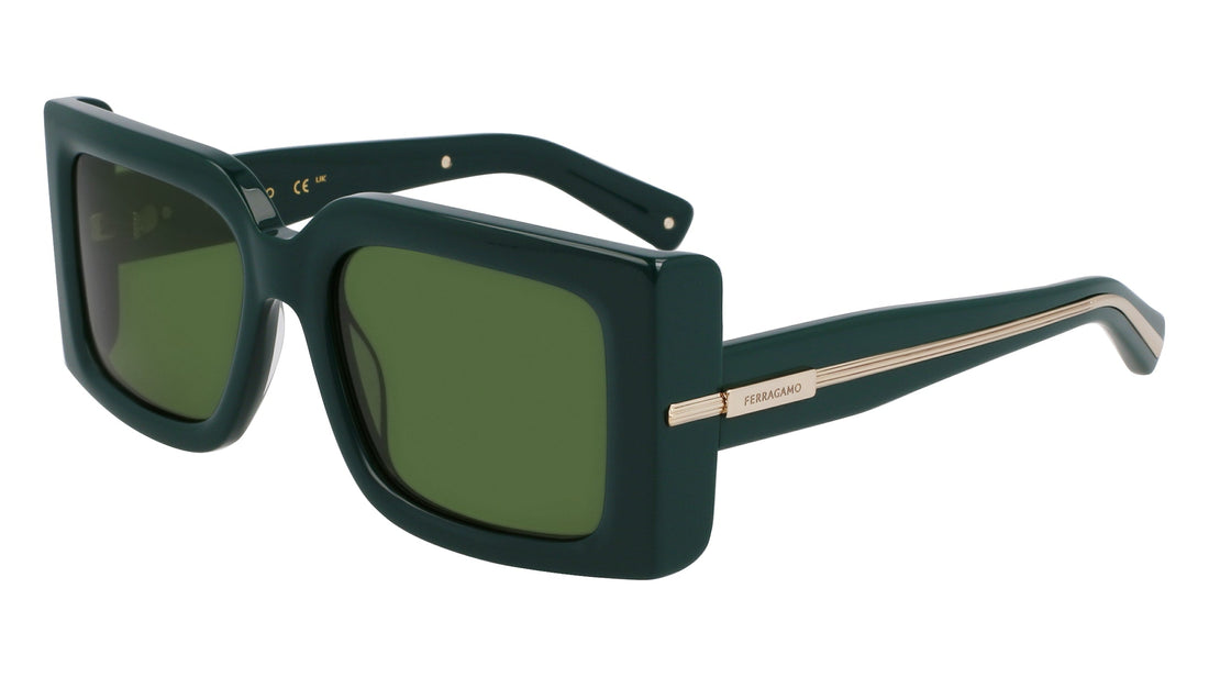 Translation missing: es.seo.product.type.gafas-de-sol ferragamo sf2032s 302 verde rectangular femenino talla 55mm - Translation missing: es.seo.product.alt.imagen-secundaria