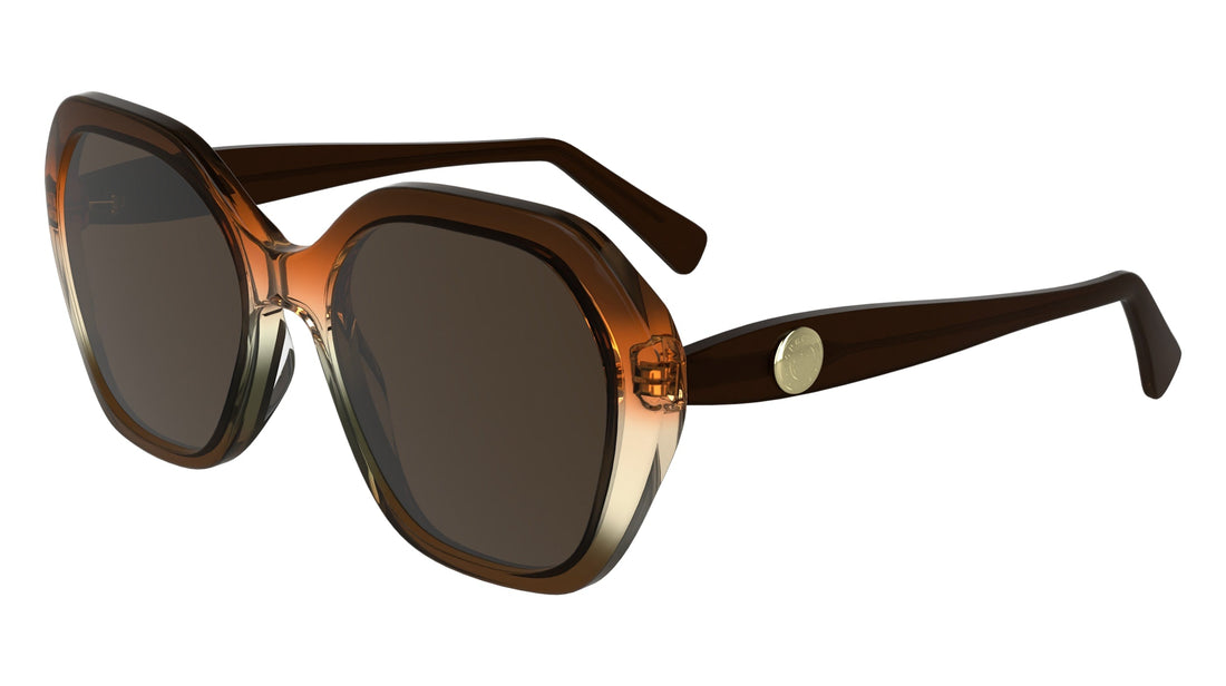 Translation missing: es.seo.product.type.gafas-de-sol longchamp lo759s 209 marron rectangular femenino talla 54mm - Translation missing: es.seo.product.alt.imagen-principal