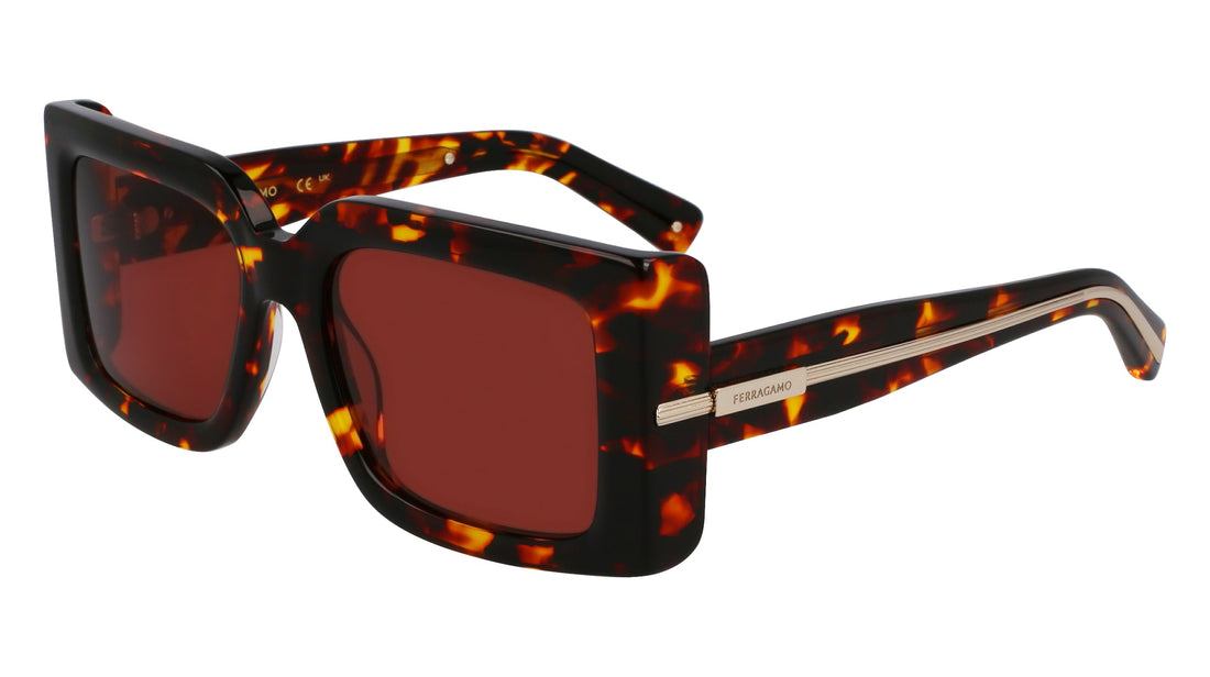 Translation missing: es.seo.product.type.gafas-de-sol ferragamo sf2032s 242 tortuga rectangular femenino talla 55mm - Translation missing: es.seo.product.alt.imagen-secundaria