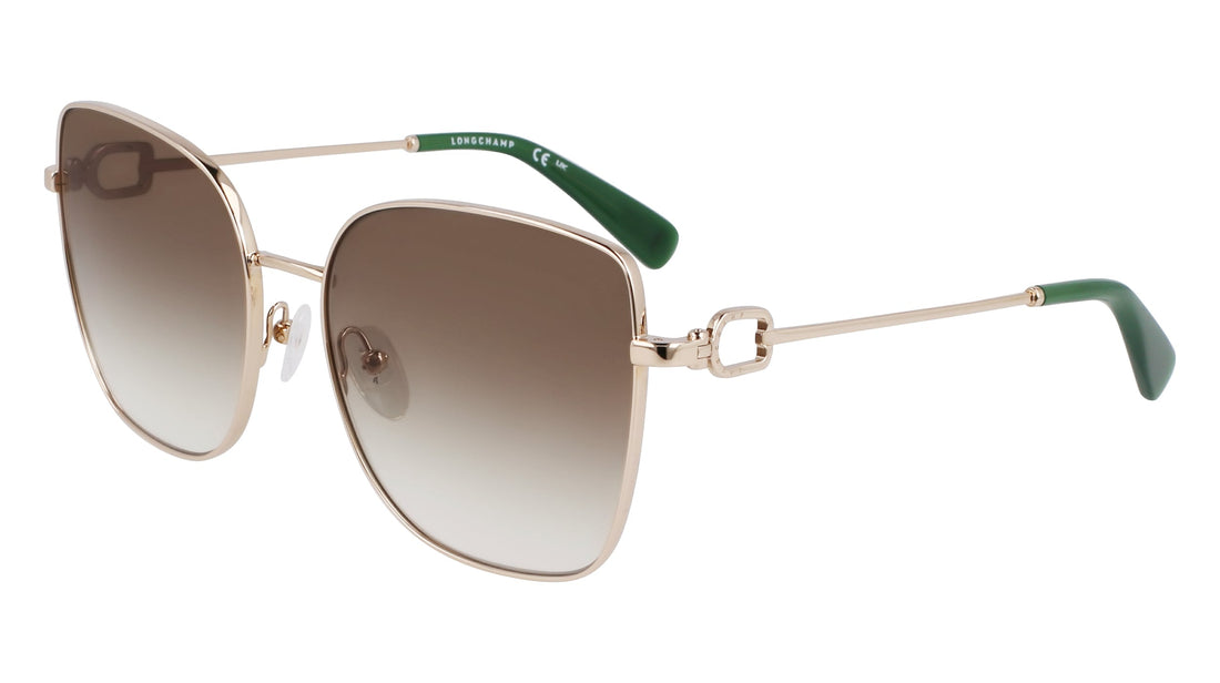 Translation missing: es.seo.product.type.gafas-de-sol longchamp lo177s 711 dorado square femenino talla 58mm - Translation missing: es.seo.product.alt.imagen-secundaria