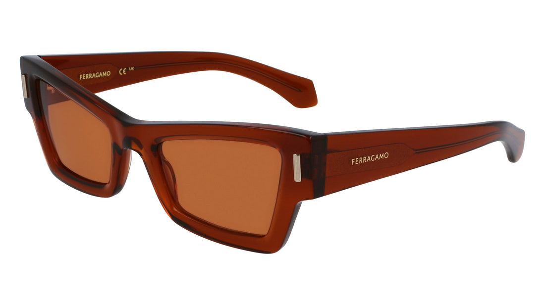 Translation missing: es.seo.product.type.gafas-de-sol ferragamo sf2006s 232 marron rectangular femenino talla 53mm - Translation missing: es.seo.product.alt.imagen-secundaria