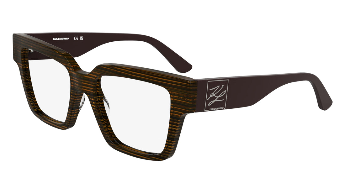 Translation missing: es.seo.product.type.gafas-graduadas karl lagerfeld kl6196 212 marron rectangular unisex talla 53mm - Translation missing: es.seo.product.alt.imagen-secundaria