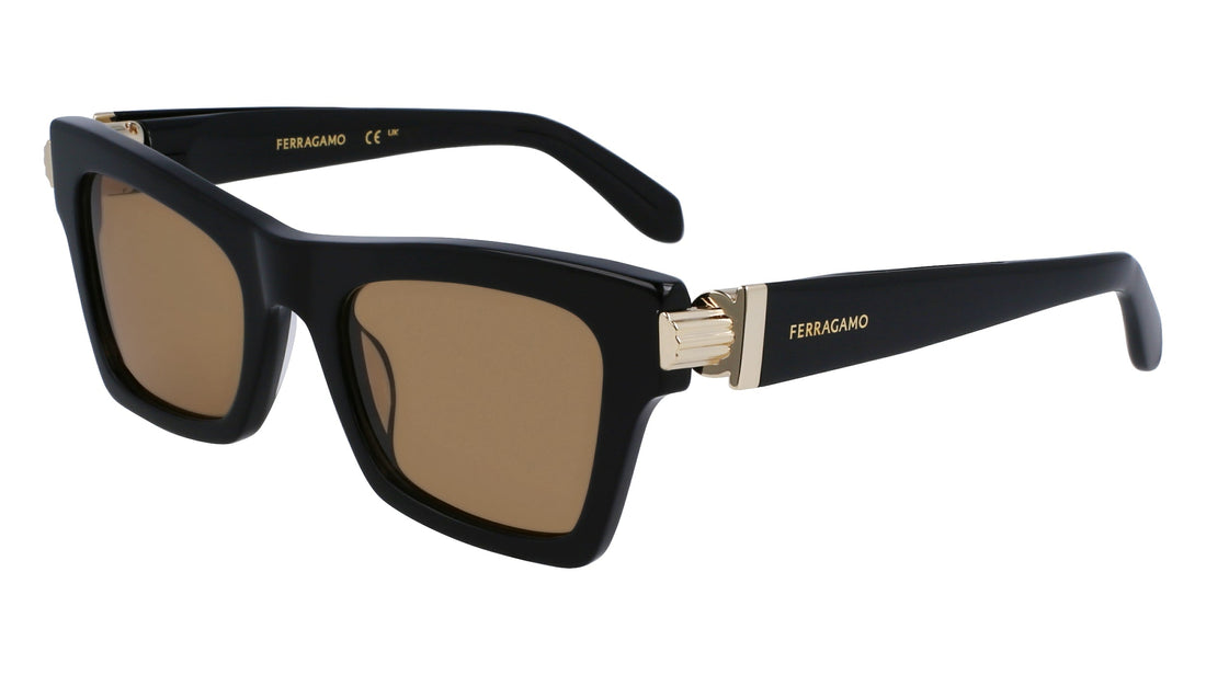 Translation missing: es.seo.product.type.gafas-de-sol ferragamo sf2013s 011 negro rectangular femenino talla 52mm - Translation missing: es.seo.product.alt.imagen-secundaria