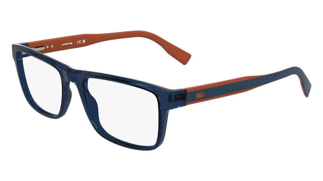 Translation missing: es.seo.product.type.gafas-graduadas lacoste l2973 410 azul rectangular masculino talla 56mm - Translation missing: es.seo.product.alt.imagen-secundaria