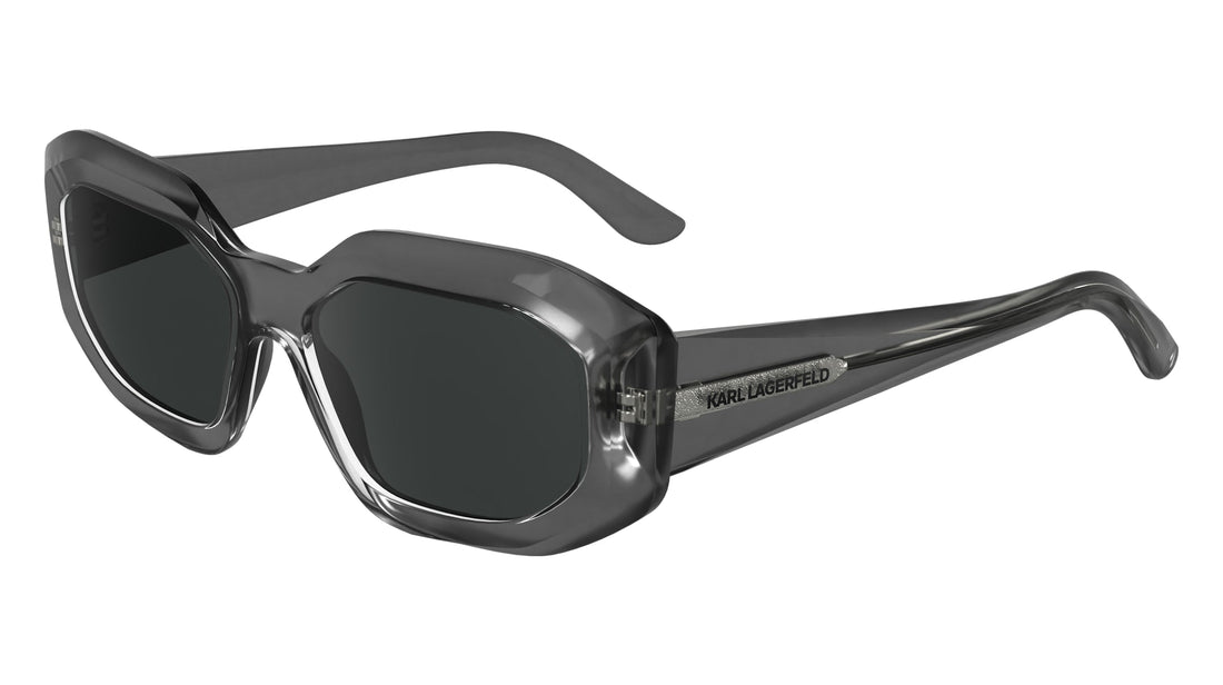 Translation missing: es.seo.product.type.gafas-de-sol karl lagerfeld kl6167s 020 gris rectangular femenino talla 53mm - Translation missing: es.seo.product.alt.imagen-secundaria