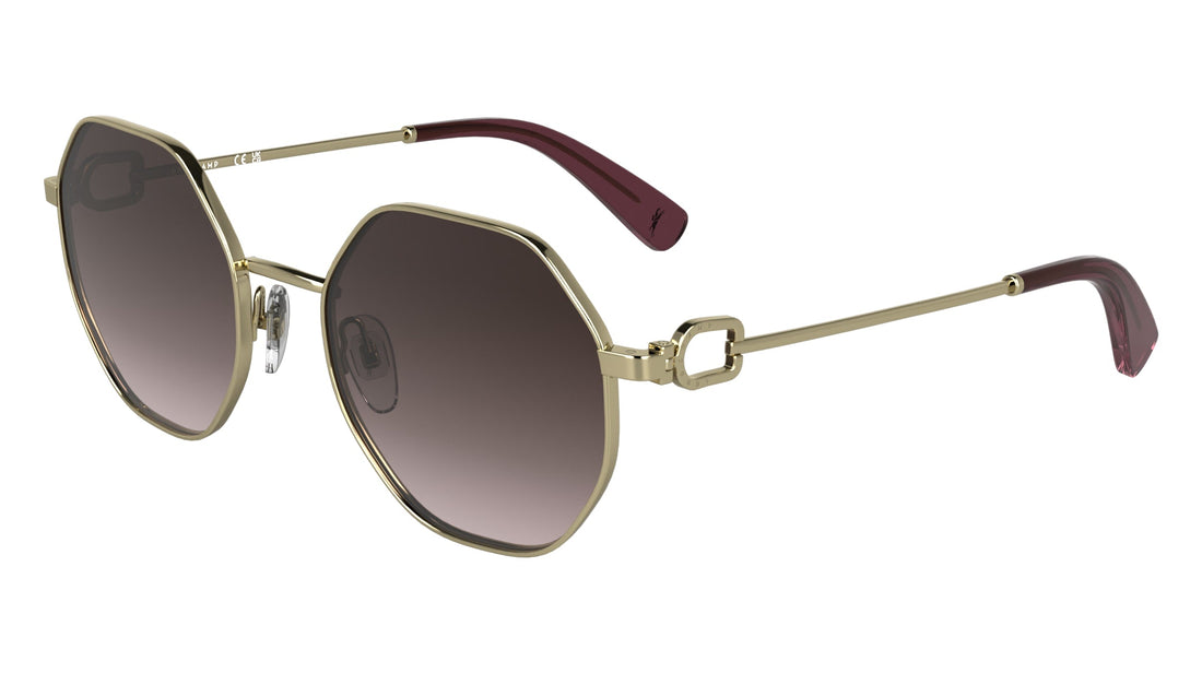 Translation missing: es.seo.product.type.gafas-de-sol longchamp lo179s 724 amarillo round femenino talla 52mm - Translation missing: es.seo.product.alt.imagen-secundaria