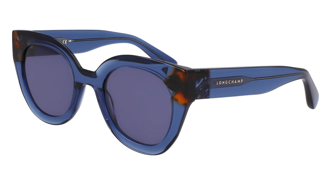 Translation missing: es.seo.product.type.gafas-de-sol longchamp lo750s 430 azul round femenino talla 49mm - Translation missing: es.seo.product.alt.imagen-principal